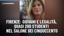 Firenze: giovani e legalità, quasi 200 studenti nel Salone dei Cinquecento