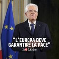 Guerra in Ucraina, Mattarella: 