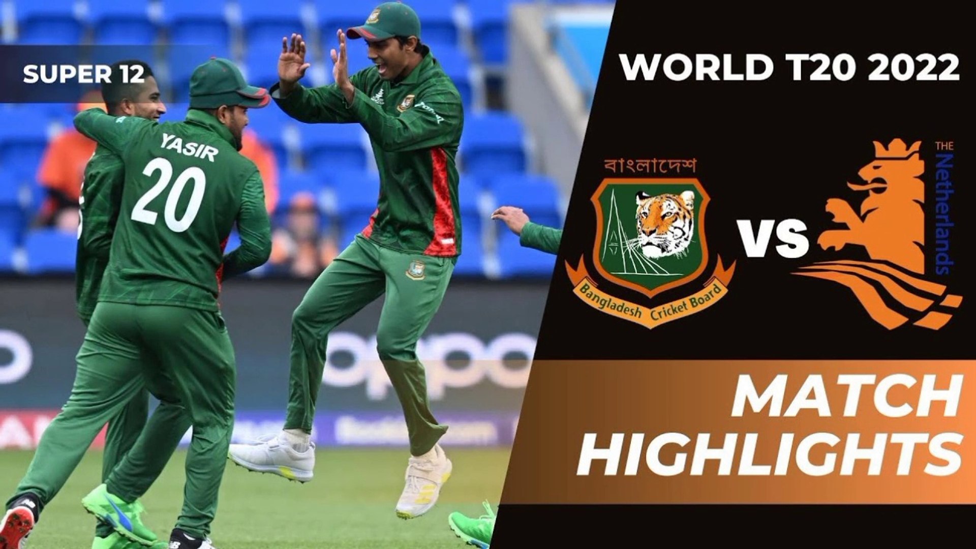 Bangladesh vs Nederland Full Highlights | Icc T20 World Cup 2022 | Ban vs  Ned - video Dailymotion