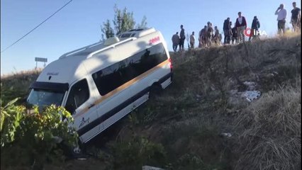 Son dakika haberi | Öğrenci servisi üzüm bağına uçtu: 5'i öğrenci 6 yaralı