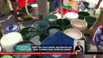 Hirit na taas-singil ng Maynilad, may kondisyon, ayon sa MWSS | SONA