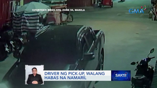 Driver ng pick-up, walang habas na namaril | Saks