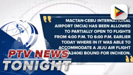 Download Video: Mactan Cebu Int'l Airport now partially operational after overshooting incident