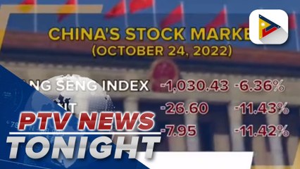 Chinese stocks tumble after Xi Jinping awarded third term