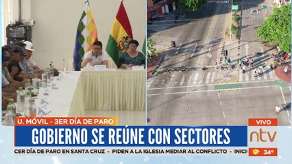 Sectores sociales se reúnen con el Gobierno y ratifican cerco a Santa Cruz pasado el plazo de 48 horas.