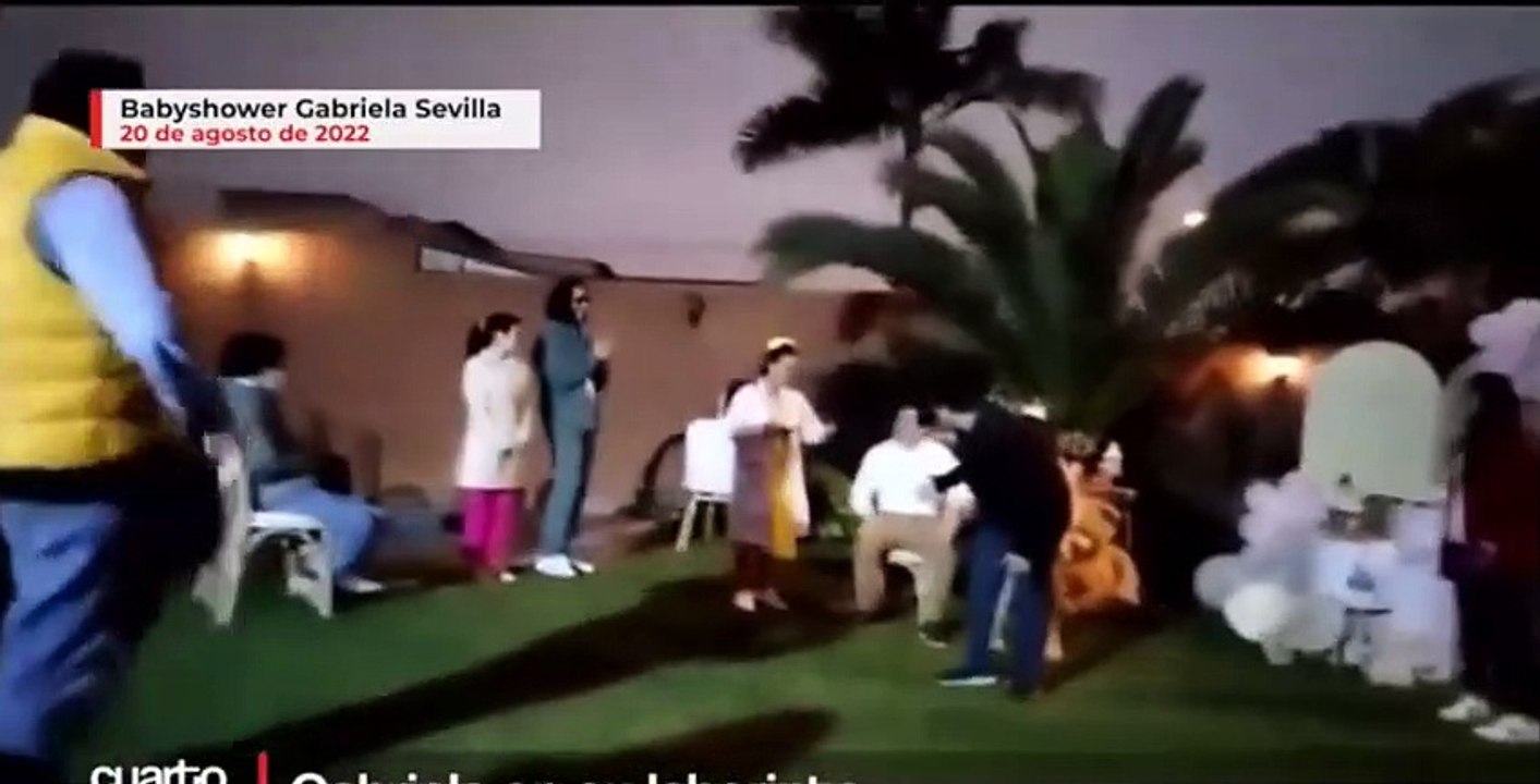 Revelan video del ‘baby shower’ de Gabriela Sevilla, donde hace parodia del día que daría a luz