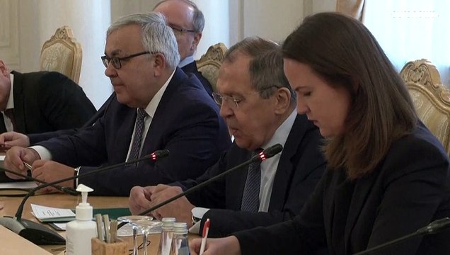 شاهد: لافروف يستقبل الأمين العام لمنظمة التعاون الإسلامي في موسكو