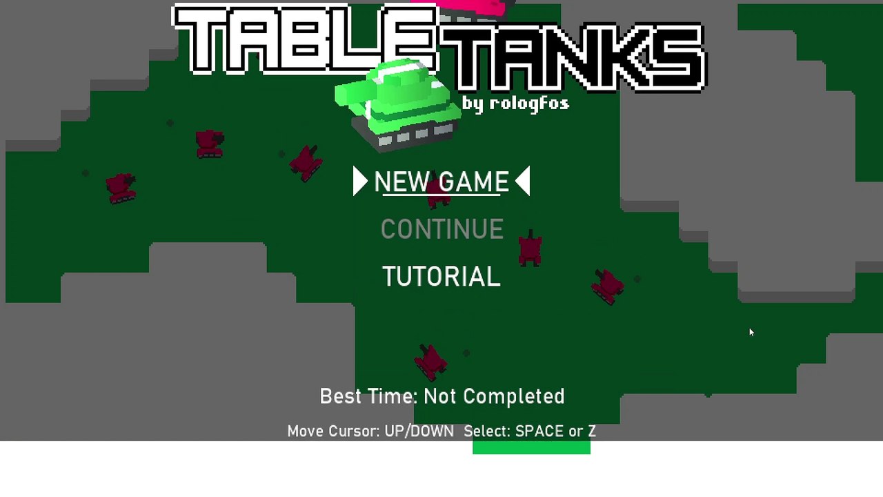Table Tanks - single player tanks web game - ga