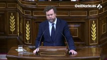 Espinosa (Vox), a la ministra Montero, en el debate de Presupuestos: “El pasado criminal del PSOE no lo pone en duda nadie que conozca la historia”