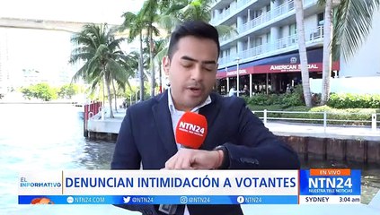 Denuncia intimidación a votantes