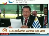 Venezuela aboga por una diplomacia de paz y respeto a la soberanía en la XXXIX sesión de la CEPAL