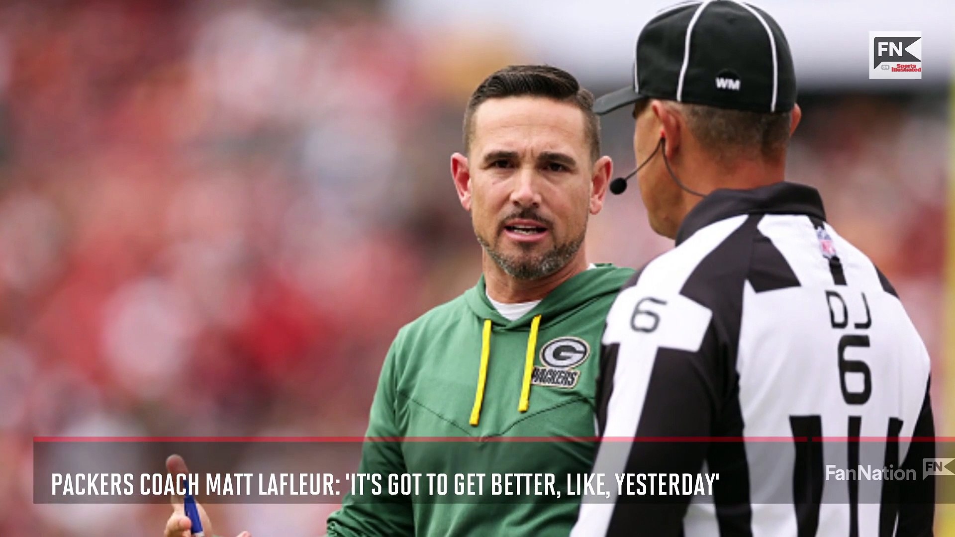 You gotta find a way to get it done.” 1-on-1 with #Packers Head Coach Matt  LaFleur following #GBvsATL 