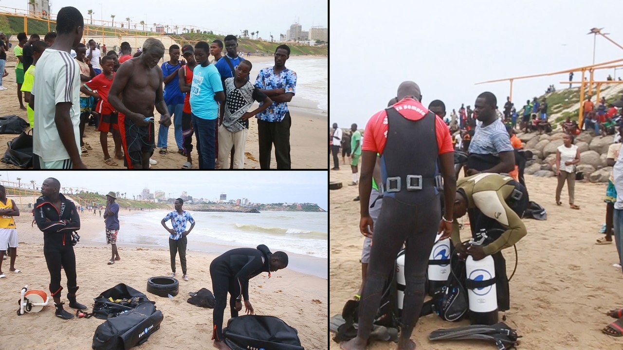 Corniche Ouest - Partis se baigner , trois adolescents męurent emportés par les vagues