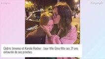 Cédric Jimenez (Novembre) et Karole Rocher : Leur sublime fille Gina, fête ses 21 ans... une autre fille de présente !