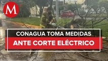 Conagua instala generadores eléctricos en Nayarit tras paso de Roslyn