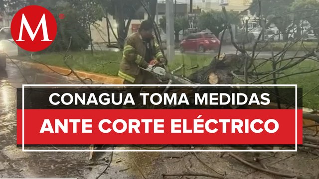 Conagua instala generadores eléctricos en Nayarit tras paso de Roslyn