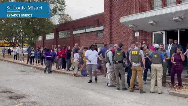 Tiroteo en escuela secundaria de St. Louis Misuri