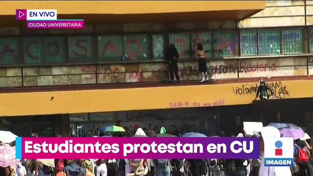 Estudiantes de CCH Sur protestan en Rectoría de la UNAM