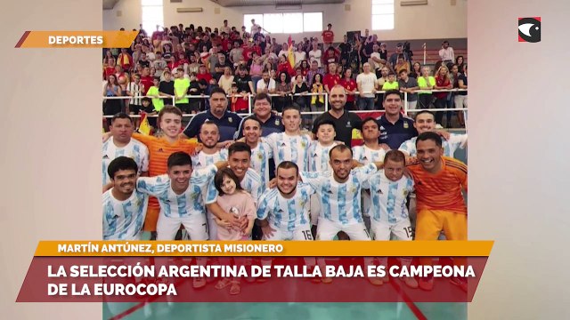 La selección Argentina de talla baja es campeona de la Eurocopa