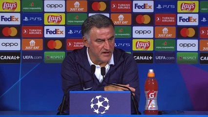 Galtier sur le changement de système : "Comment positionner du mieux possible notre trio offensif ?"