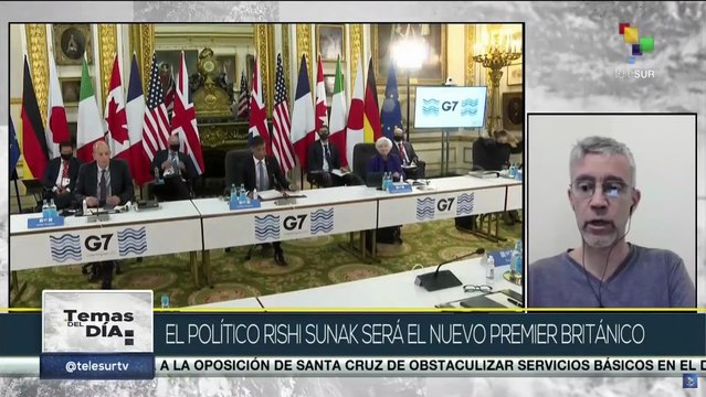 Político Rishi Sunak será el nuevo Premier británico