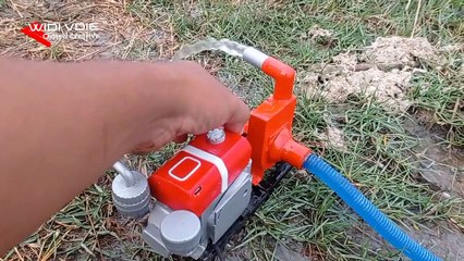 Miniatur mesin diesel pompa air alkon