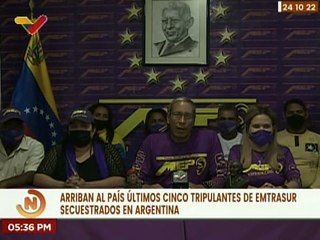 Caracas | MEP reafirma su compromiso en la recuperacion del avión secuestrado en Argentina