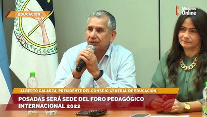Posadas será sede del Foro Pedagógico Internacional 2022