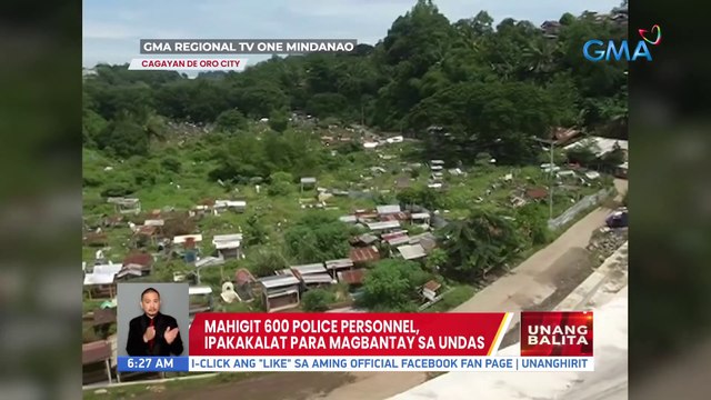 Mahigit 600 police personnel, ipapakalat para magbantay sa Undas | UB