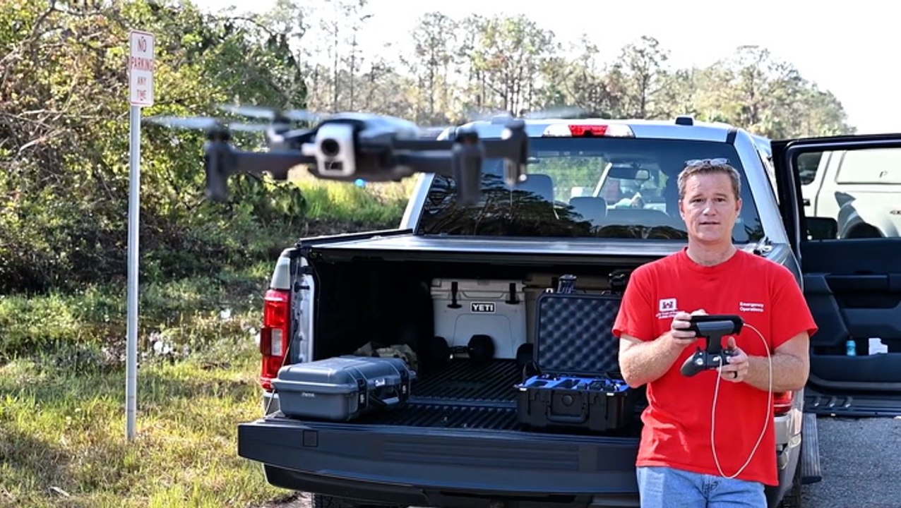 Drones help Army Corps get more than 10,000 blue roofs on damaged homes