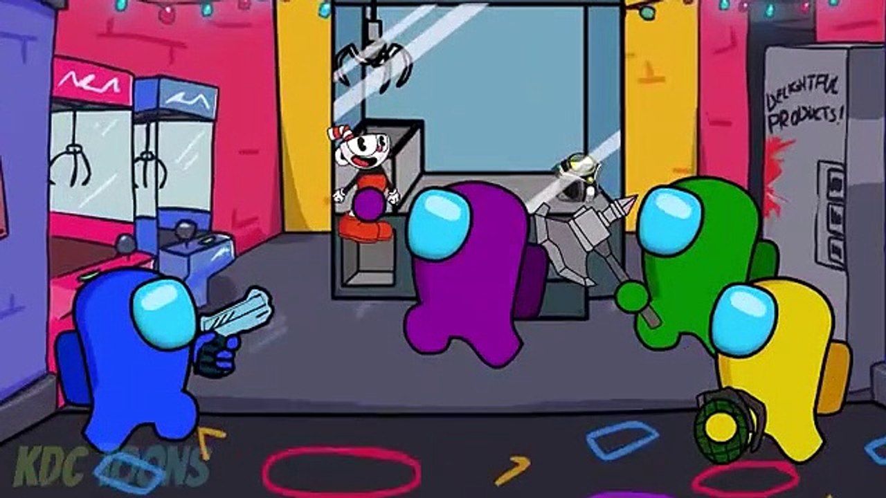 Among Us Animation versus CUPHEAD