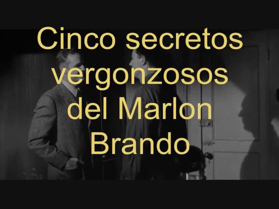 Cinco secretos vergonzosos de Marlon Brando