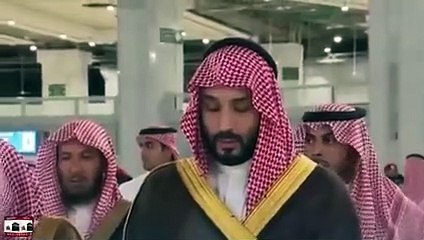 The Crown Prince Muhmmad Bin Salman  Arrived in Kabah __inside Kabah washing_low