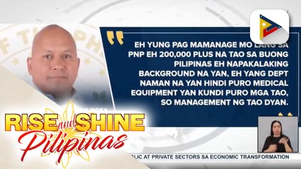 Dating PNP Chief Camilo Cascolan, itinalaga bilang bagong DOH USec