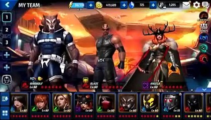 MFF Blade, Angela ,Warwolf vs Corvus Glaive World boss