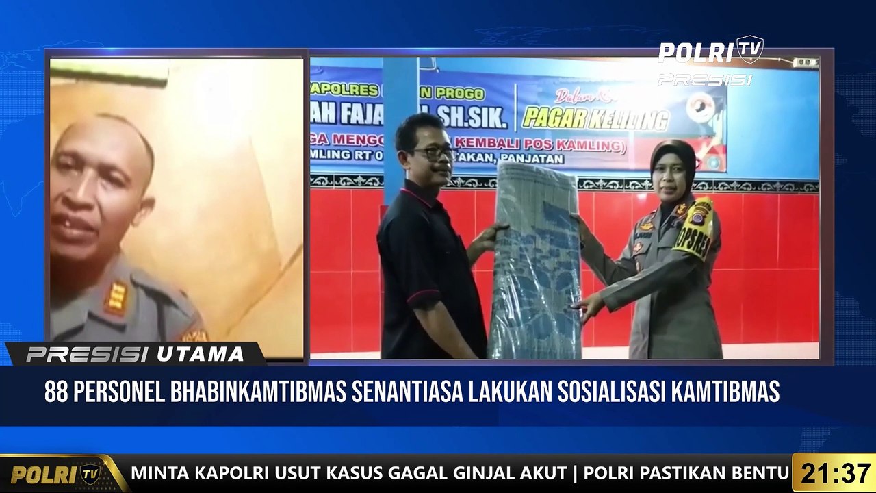 LIVE DIALOG AKP EDY PURNAMA KASAT BINMAS POLRES KULONPROGO - AJAKAN MASYARAKAT JAGA KAMTIBMAS