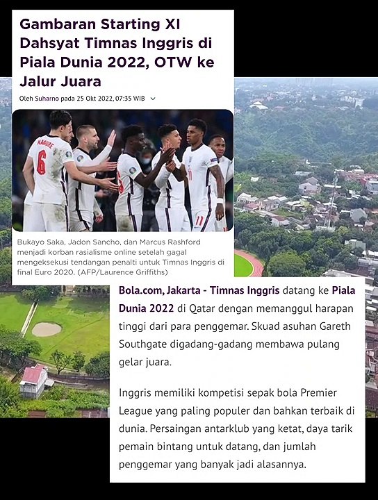 Piala Dunia 2022 Timnas Inggris Siap Masuk Jalu...