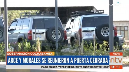 Arce y Morales se reunieron a puerta cerrada