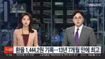 환율 1,444.2원 기록…13년 7개월 만에 최고