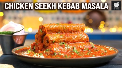 Chicken Seekh Kebab Masala | Seekh Kebab Gravy | Plant Based Chicken Recipe By Varun | Get Curried