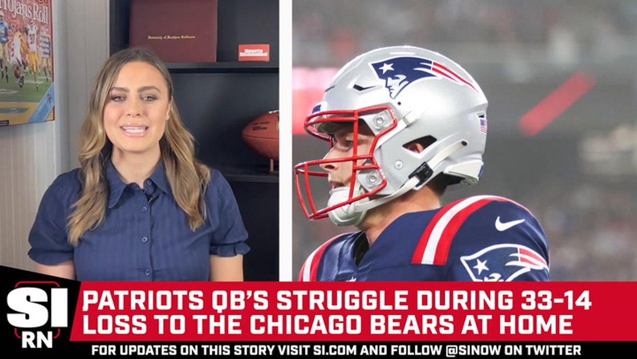 Struggles at Quarterback Cost Patriots in 33-14 'MNF' Loss to Bears