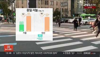 [날씨] 전국 맑지만 한낮에도 쌀쌀…동해안 너울 유의