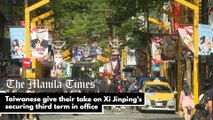 Taiwanese give their take on Xi Jinping's securing third term in office
