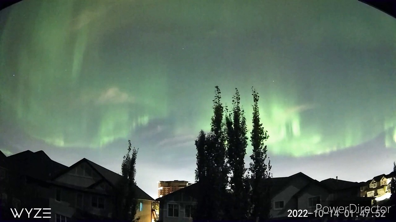 Aurora Borealis Over Alberta
