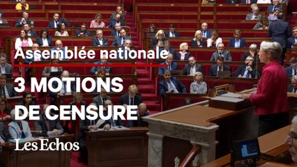 Vives empoignades à l'Assemblée nationale après trois motions de censure rejetées