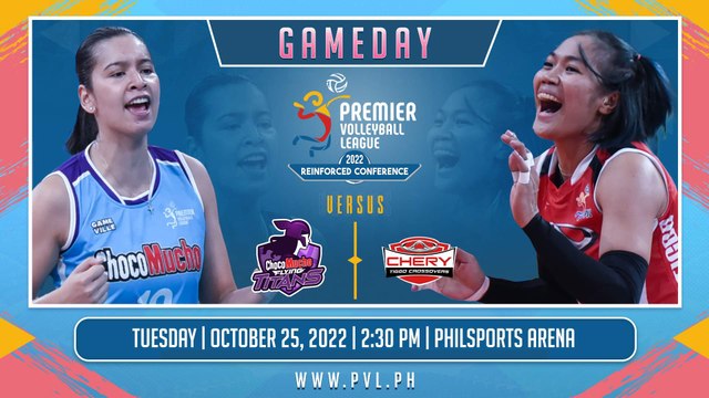GAME 1 OCTOBER 25, 2022 | CHOCO MUCHO FLYING TITANS vs CHERY TIGGO CROSSOVERS | 2022 PVL REINFORCED CONFERENCE