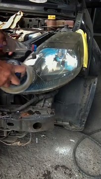 How to restore car headlight! Car headlight restoration video! How to clean car headlight
