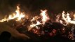 दिवाली पर गोशाला में लगी भीषण आग, तीन दमकल ने चार घंटे में किया काबू, लाखों का नुकसान