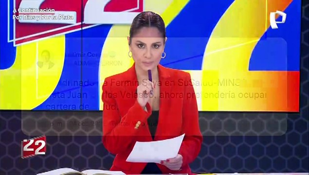 Vladimir Cerrón asegura que Juan Carlos Velasco pretendería ser el nuevo ministro de Salud