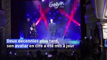 Zidane découvre sa nouvelle statue de cire au musée Grévin à Paris